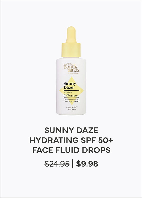 Shop Sunny Daze SPF 50+ Face Fluid Drops on sale