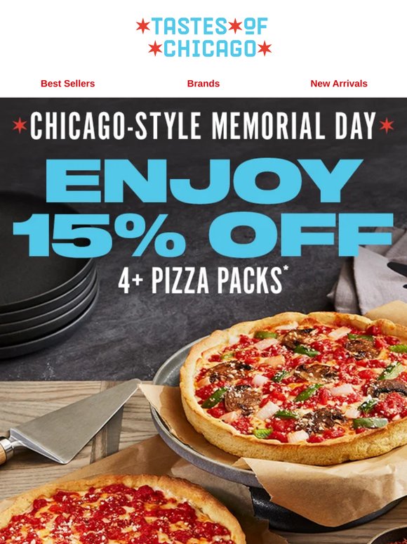 Your 15% Off Pizza Packs Awaits ⭐️