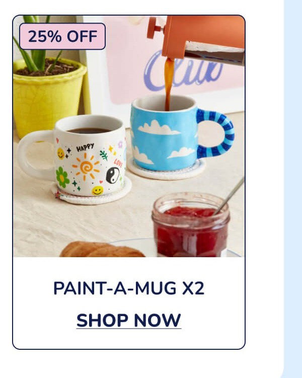 Paint-a-Mug x2