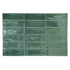 Calpe Green 5cm x 15cm Wall Tile
