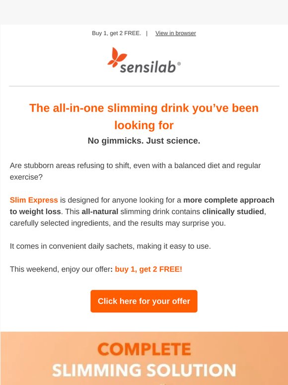 🍊The slimming drink everyone’s talking about