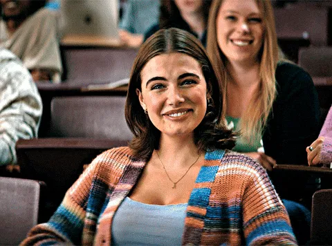 Garrett Graham and Hannah Wells in Off Campus.