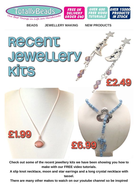 New Jewellery Kits + Birthday Discount 20% OFF