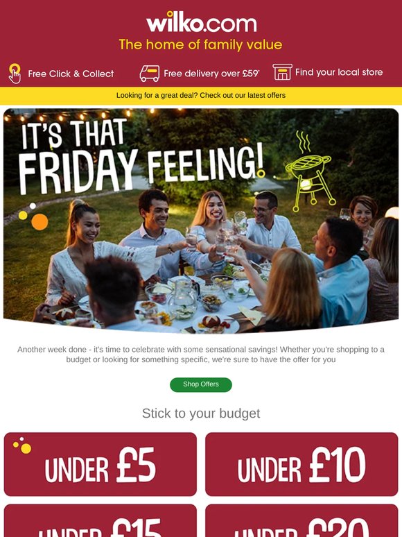 Happy Friday to you 🥳 Celebrate with some deals!