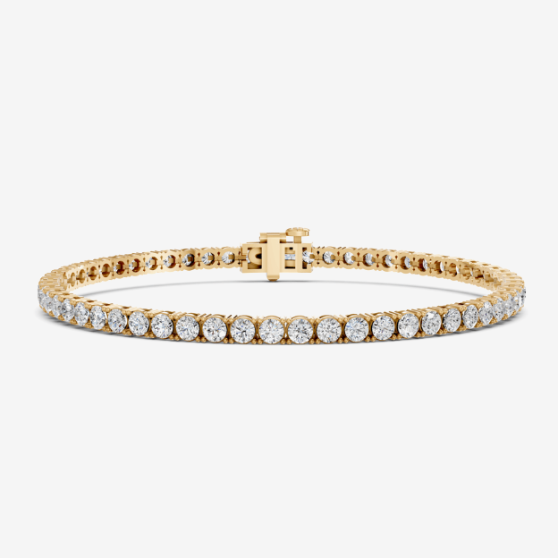 round diamond tennis bracelet