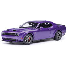 2023 Dodge Challenger SRT Super Stock - Plum Crazy 1:18 Scale Diecast & Composite Model Car by AutoArt