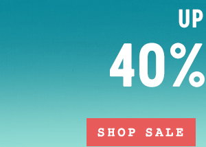 up to 40% off, shop sale