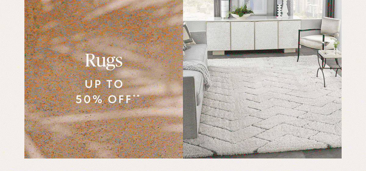 Rugs up to 50% off