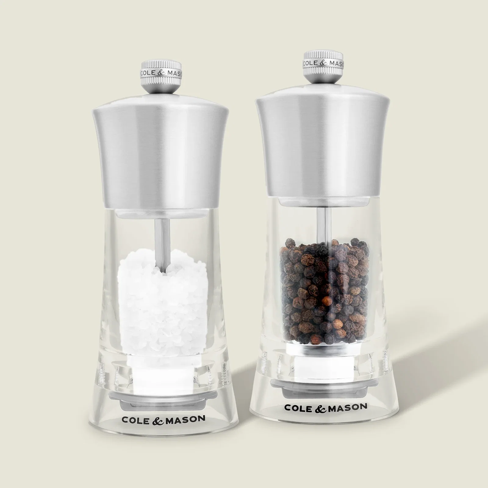 Image of Bromley Acrylic Salt & Pepper Mill Set
