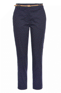 Vivance Chinohose in klassischer Basic-Form in marine, koralle und beige