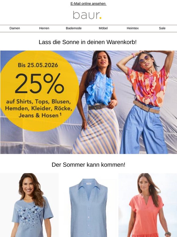 Sommer in Sicht 🌴 25% im Gepäck 😎