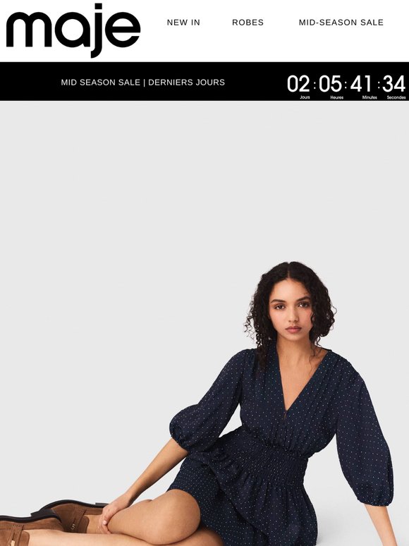 DERNIERS JOURS | Jusqu'à -40% sur les robes
