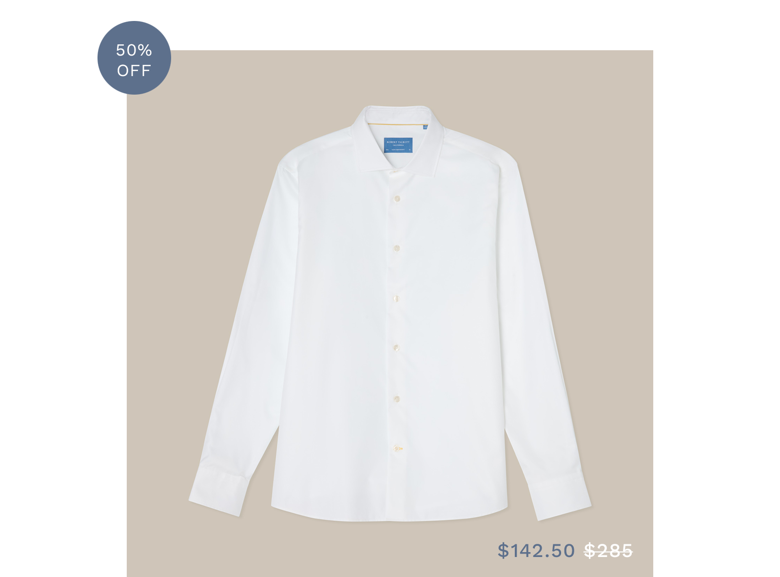 Reynolds Light Weight Poplin Shirt in Classic fit