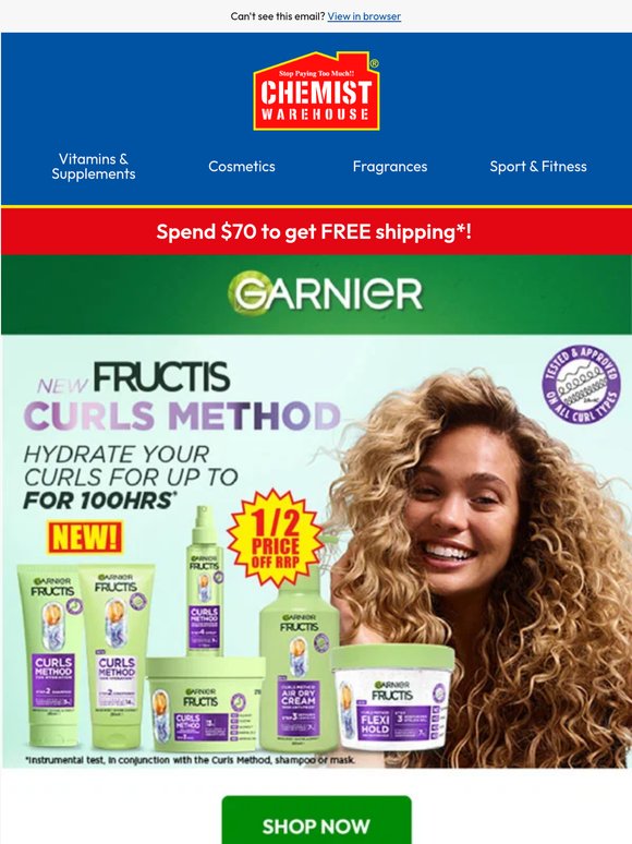 For the curl bosses 💚 ½ price off RRP