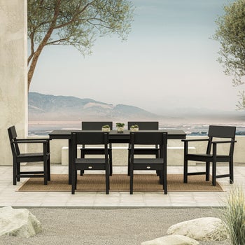 POLYWOOD Westport 7-Piece Outdoor Patio Dining Set