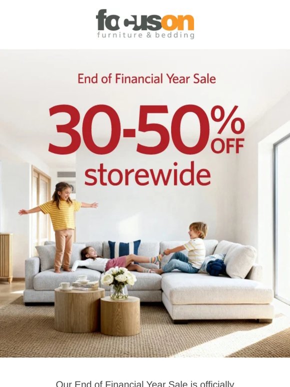 EOFY Sale now on
