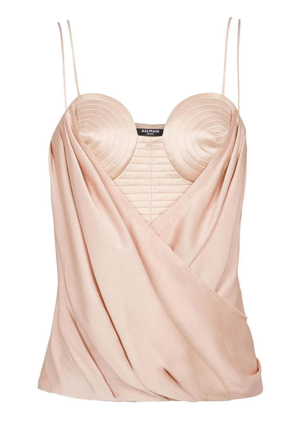 Image of bustier drape tank