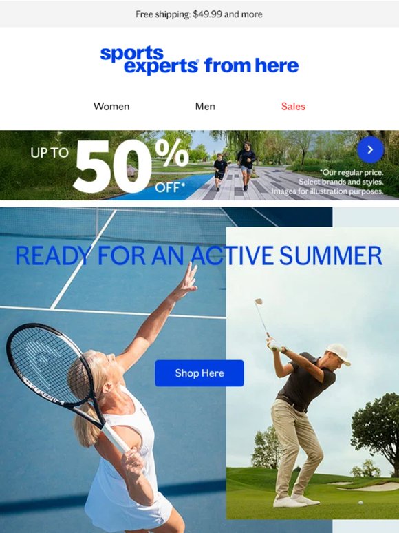 Get active this summer 🎾⛳