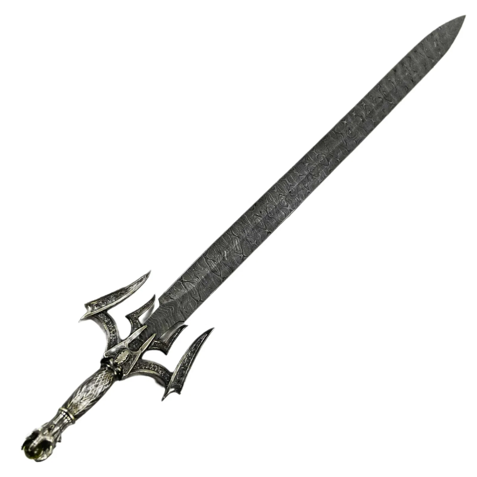 Image of Viking King Sword- High Carbon Damascus Steel - 50"