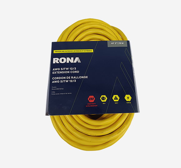 Save 20%: RONA electric extension cord outdoors