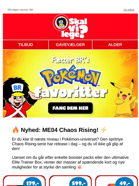 🔥 Nyhed - Ny Pokémon release i BR