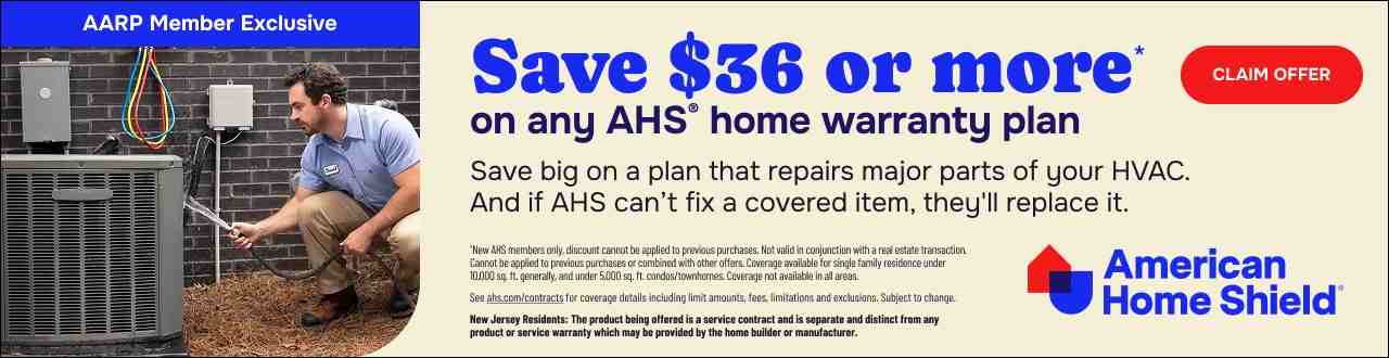Save$36OrMore*OnAnyAHS*HomeWarrantyPlan*ClaimOffer