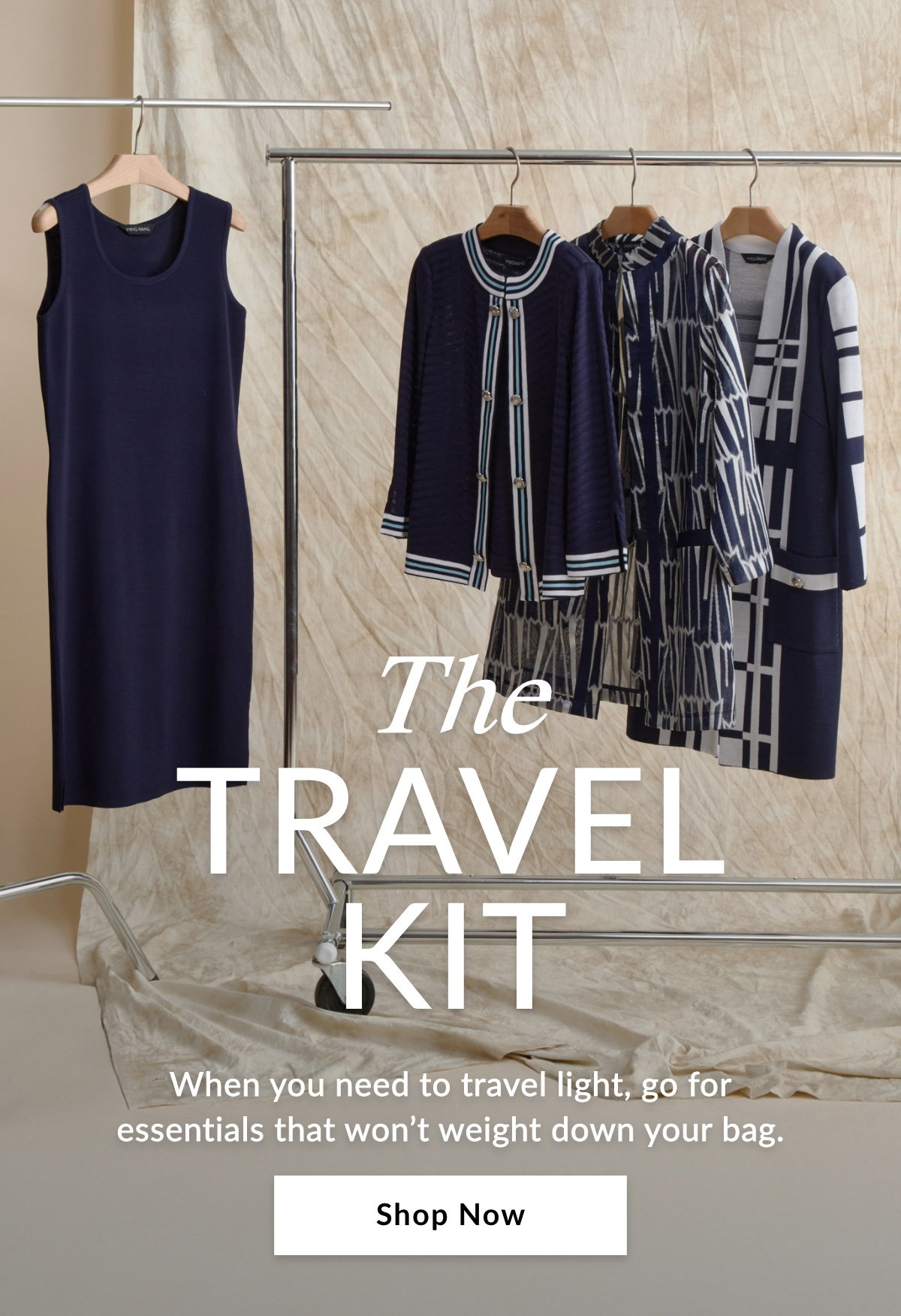 THE TRAVEL KIT - When you need to travel light, go for essentials that won't weight down your bag. SHOP NOW >>