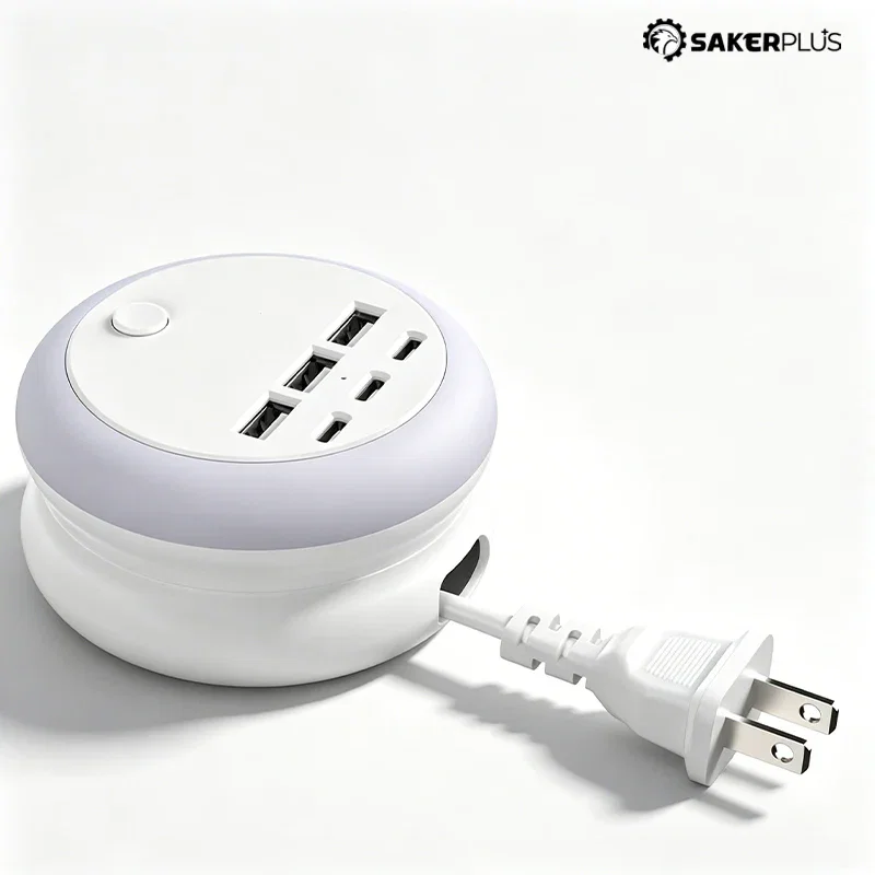 Sakerplus® 6 Port USB Power Strip