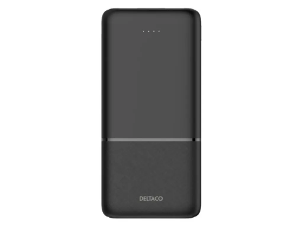 Image of Deltaco Powerbank 10 000 mAh, 2x USB-A 18 W, 1x USB-C PD 20 W