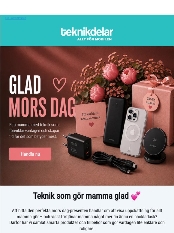 Mors dag närmar sig 💐 Ge mamma något hon faktiskt behöver
