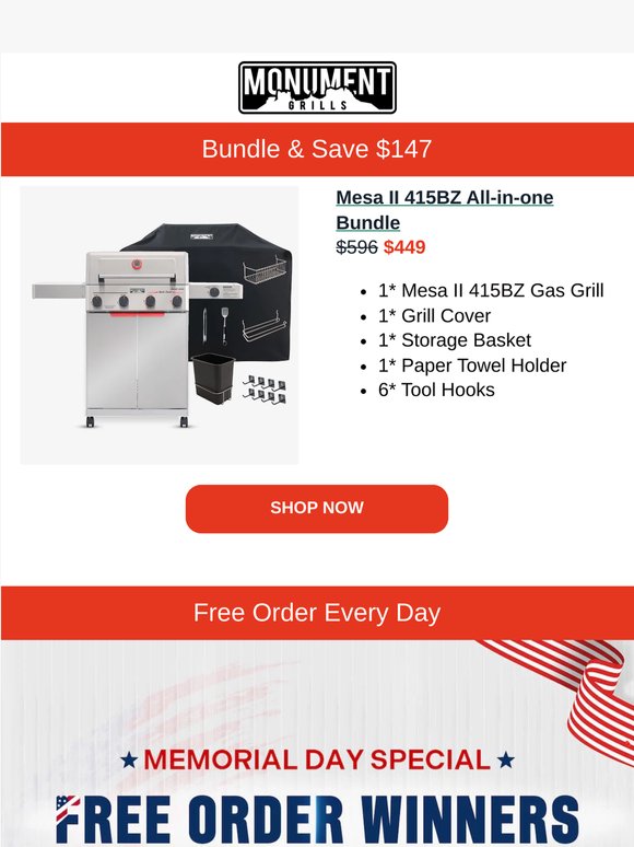 Your $147 Off Grill Setup Is Waiting