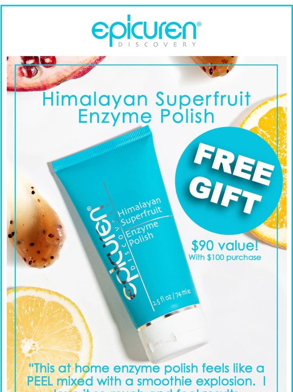 FREE Himalayan Superfruit Enzyme Polish $90 Value...A Berry-Fresh Polish! 🍓