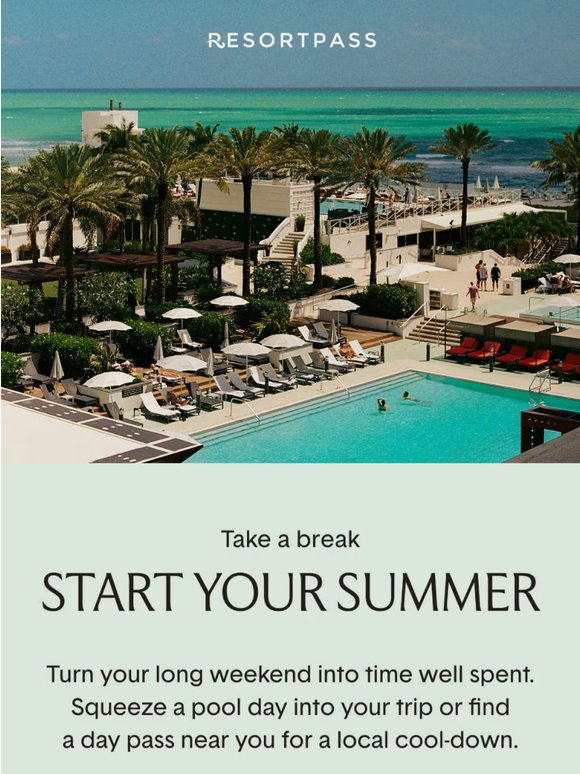 Your long weekend plans.