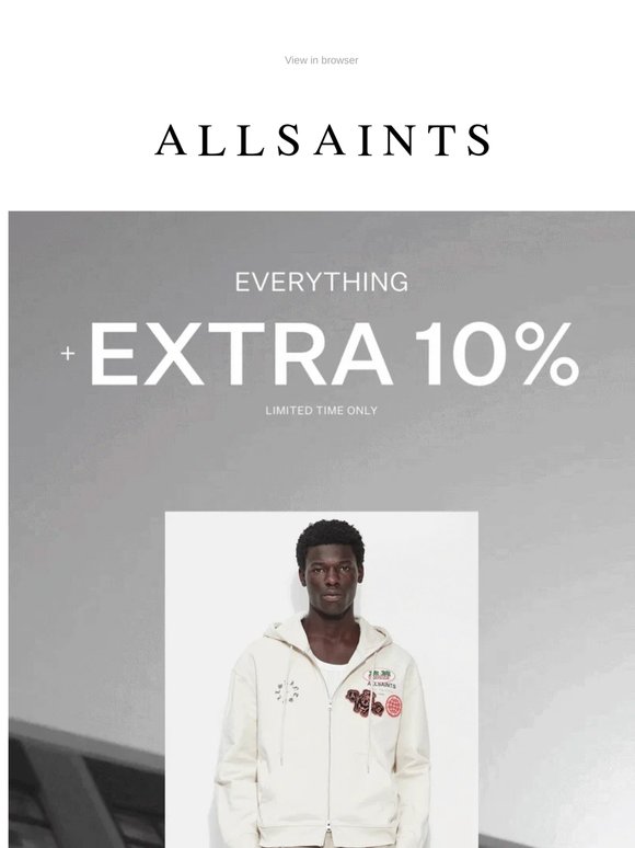 Now Take An Extra 10% Off Everything