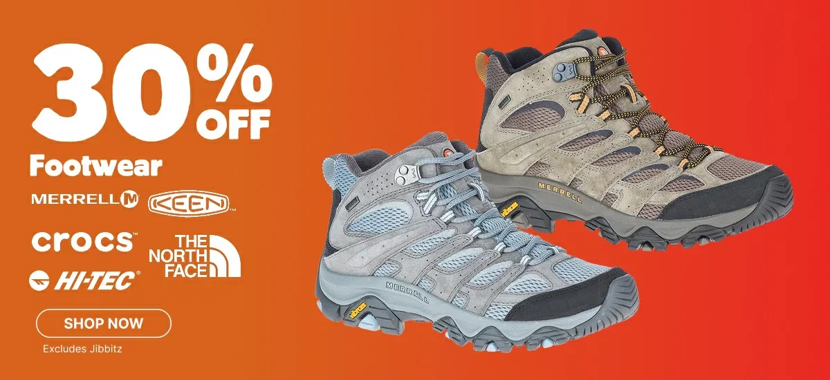 30 % off Footwear
