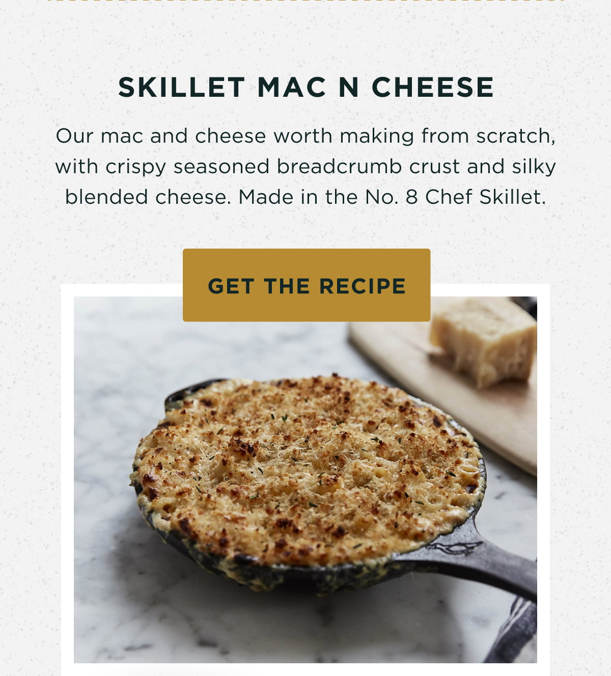 Skillet Mac N Cheese