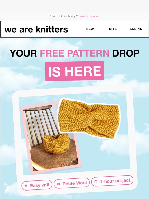 Free pattern Friday is back 🎉