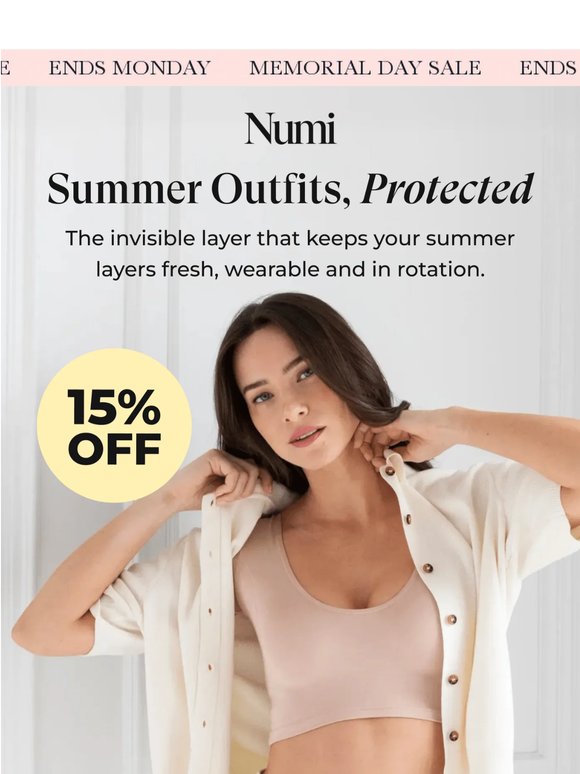 Your summer layer at 15% off 🎉