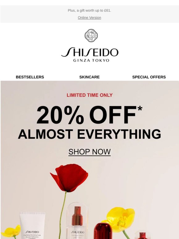 20% Off Almost Everything.
