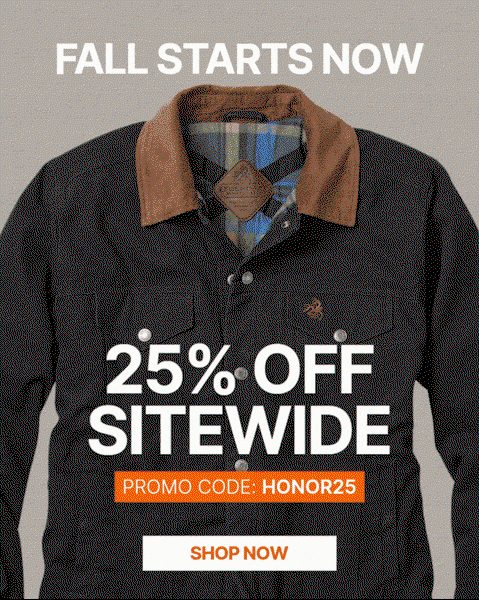 Memorial Day Sale 25% Off Sitewide Promo Code HONOR25