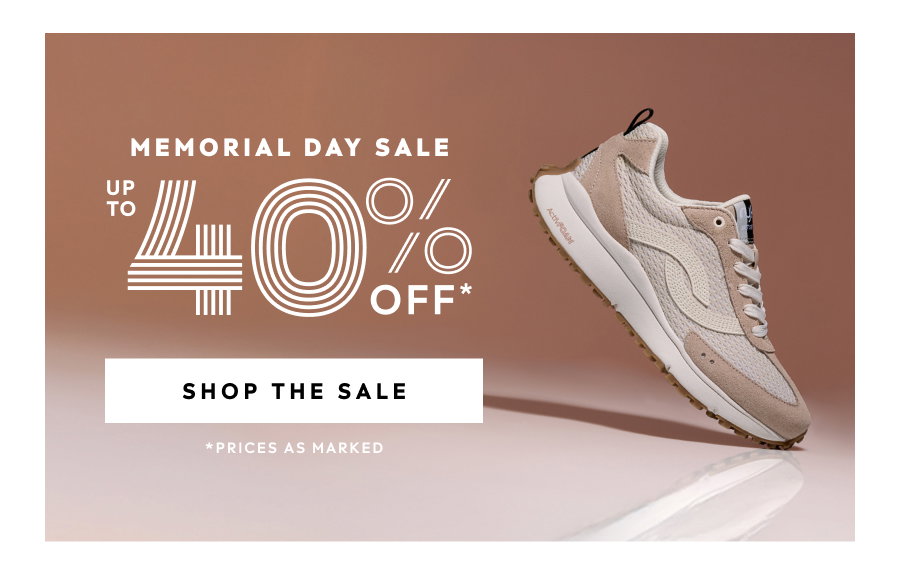 Memorial Day Sale Up To 40% Off* *priced As Marked | Shop The Sale
