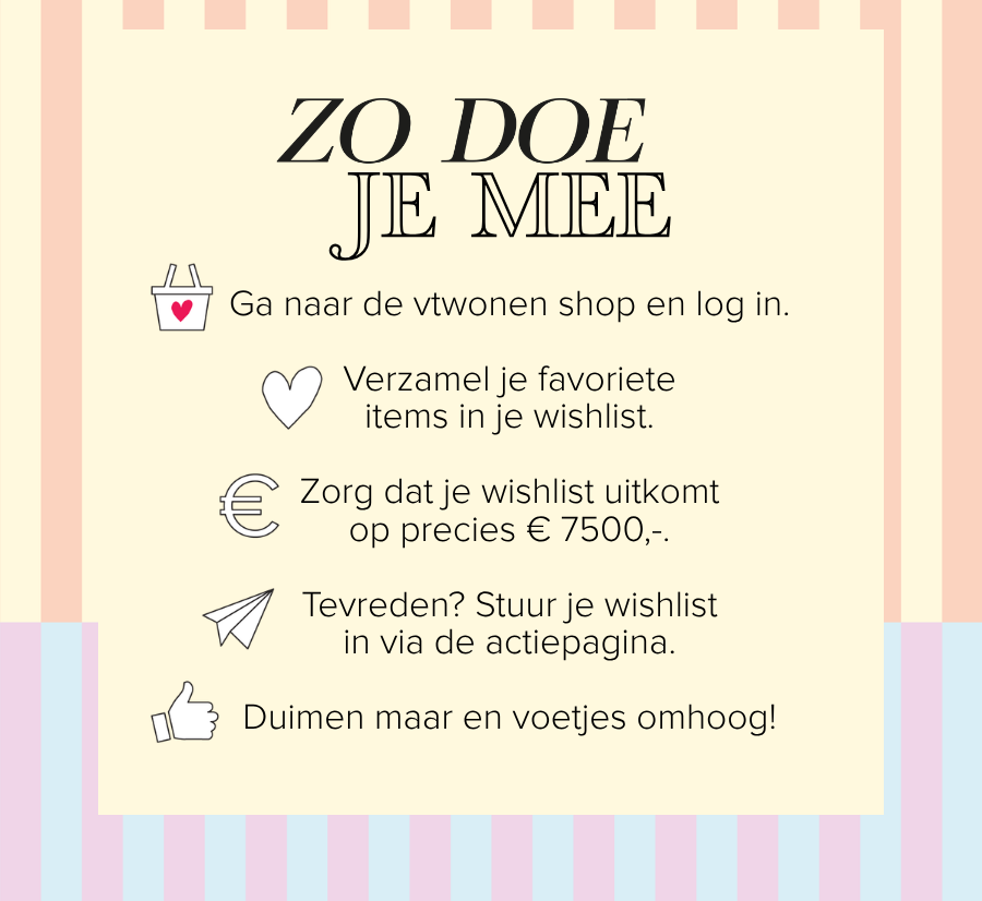 Zo doe je mee aan het vtwonen WishlistWinWeekend