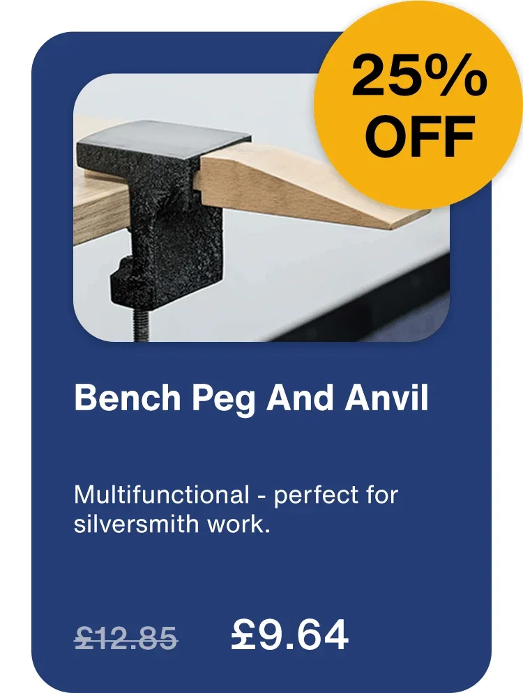 25% OFF Bench Peg And Anvil
