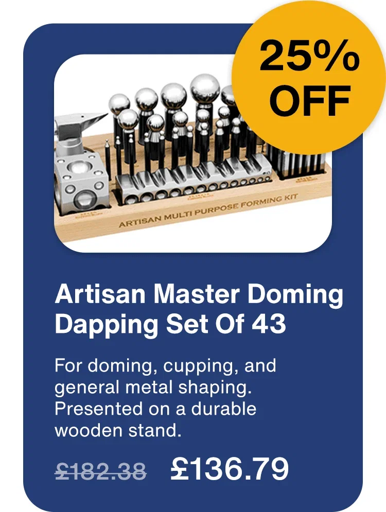 25% OFF Artisan Master Doming Dapping Set Of 43