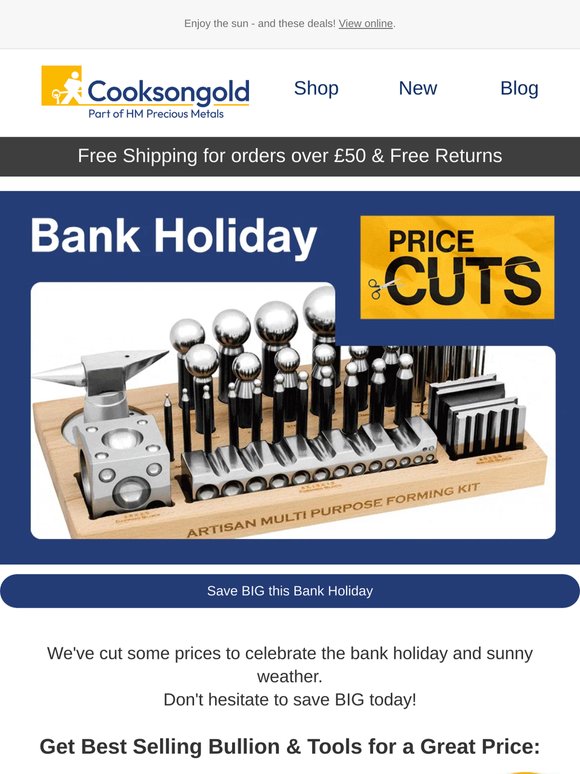Save BIG this Bank Holiday! 💰