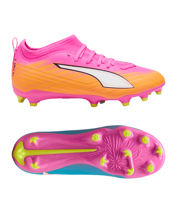PUMA ULTRA 6 Match FG/AG Showtime Kinder Rosa F05