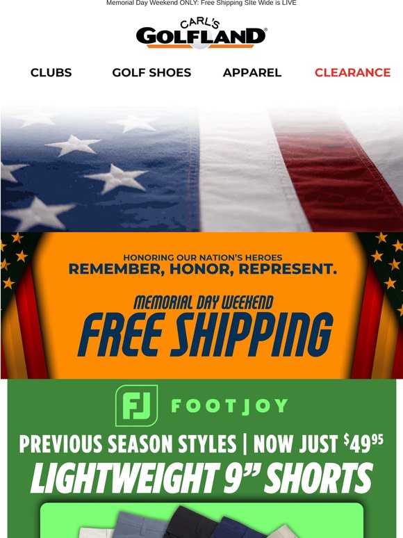 🇺🇸 🦅 FREE SHIPPING IS LIVE | MASSIVE FootJoy Savings