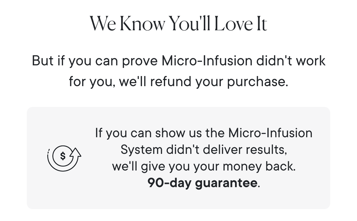 We Know You'll Love It