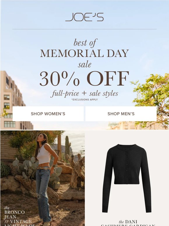 30% OFF the Sale Hits