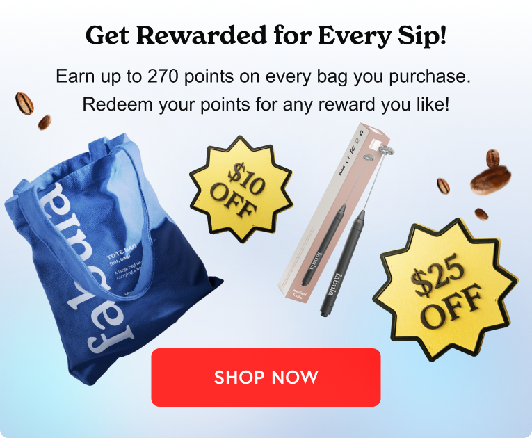 Get Rewarded for Every Sip